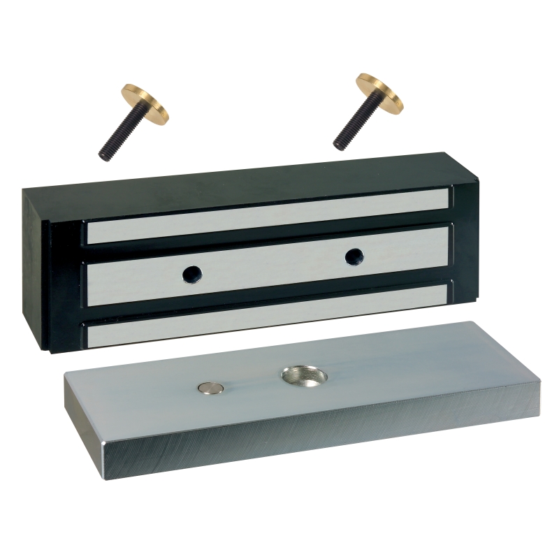 zwora-elektromagnetyczna-wpuszczana-500kg-501m Zwora elektromagnetyczna wpuszczana 500 kg z sygnalizacją | 501M - obrazek 1